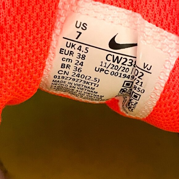 Nike Crater Impact Football Gray Womens Size 7 Running Shoes Sneakers - Picture 6 of 6